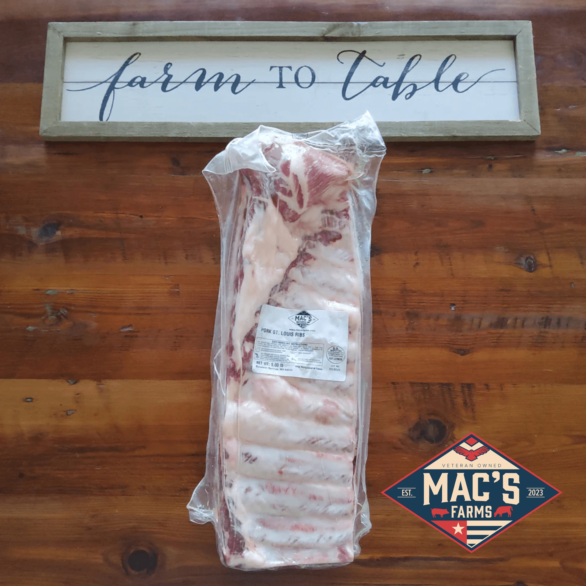 St. Louis Ribs - Mac's Farms