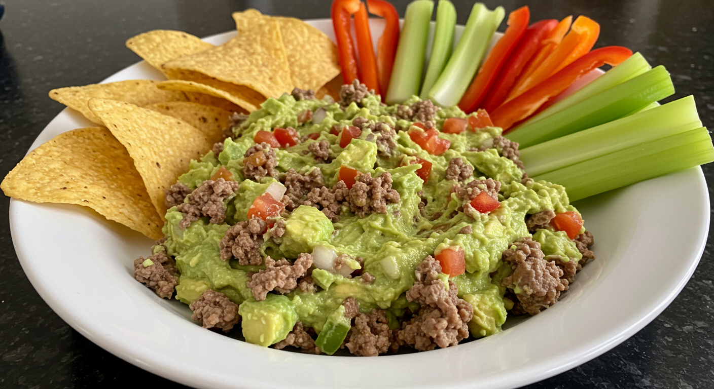 Wagyu Beef & Avocado Taco Dip