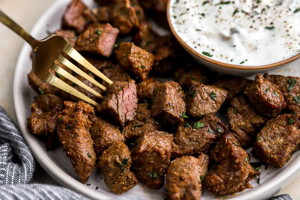 Air Fryer Wagyu Steak Bites Recipe | Crispy, Juicy & Easy