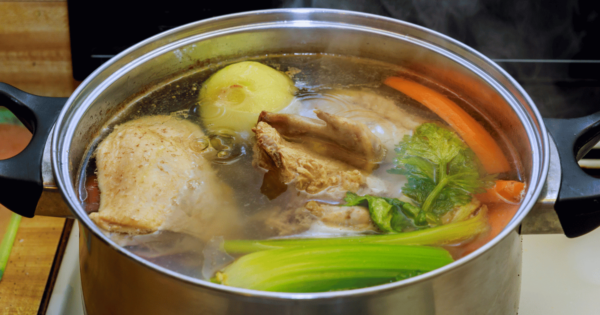 Homemade Pasture-Raised Chicken Stock Recipe : The Foundation of Real Flavor