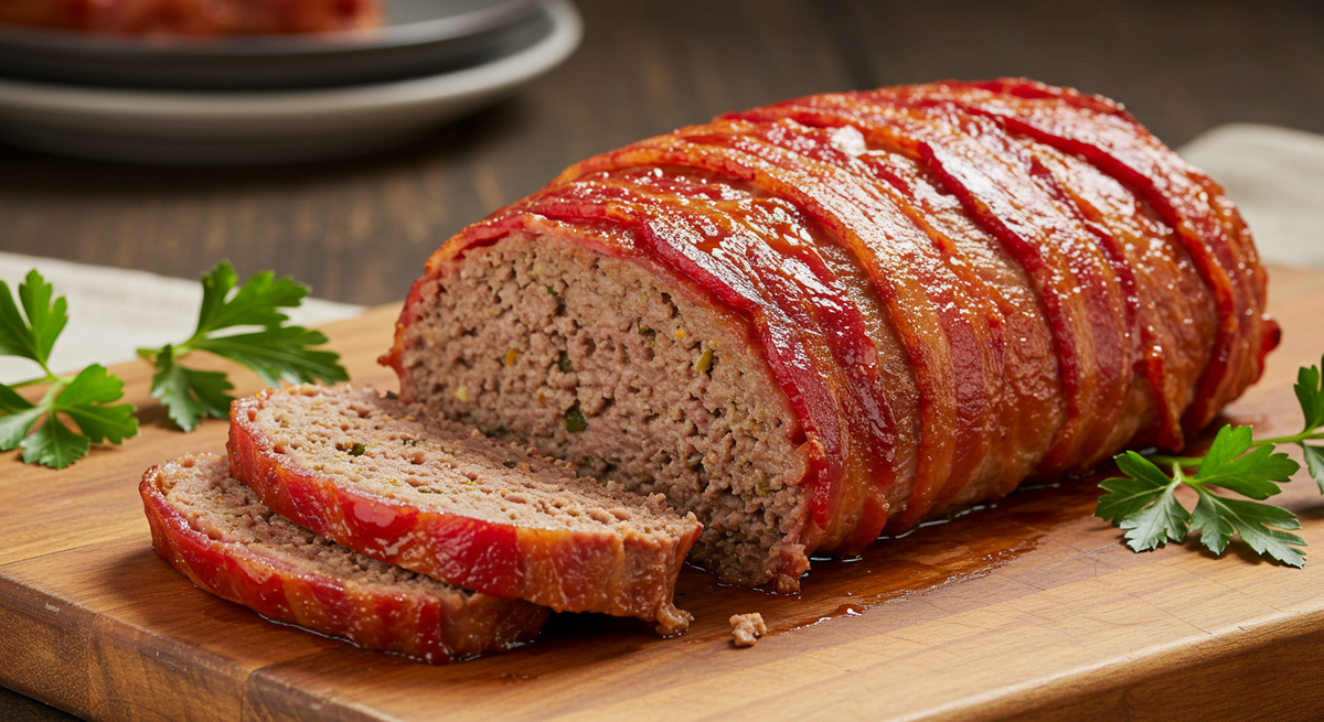 Bacon Wrapped Meatloaf