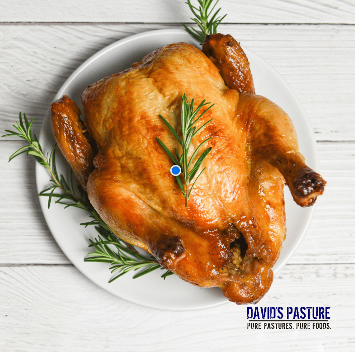 roasted whole chicken