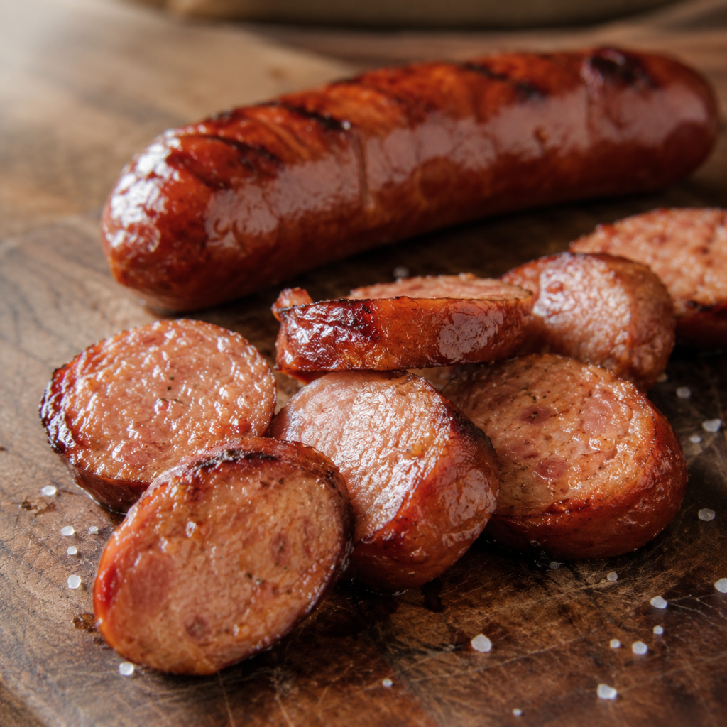 SMOKED ANDOUILLE SAUSAGE Paradise Meats