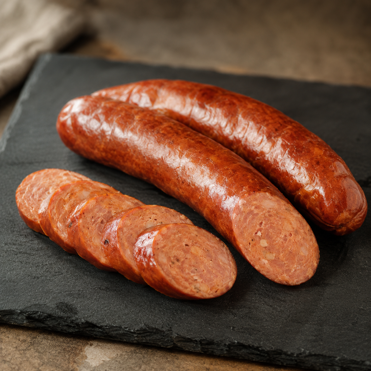 SMOKED ANDOUILLE SAUSAGE Paradise Mets