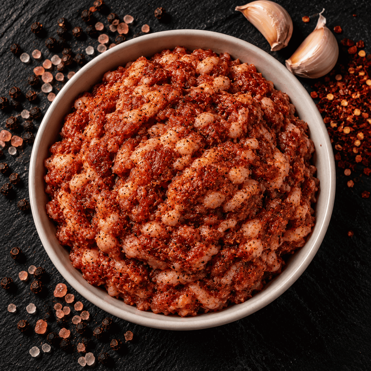 Cajun KuneKune pork Sausage