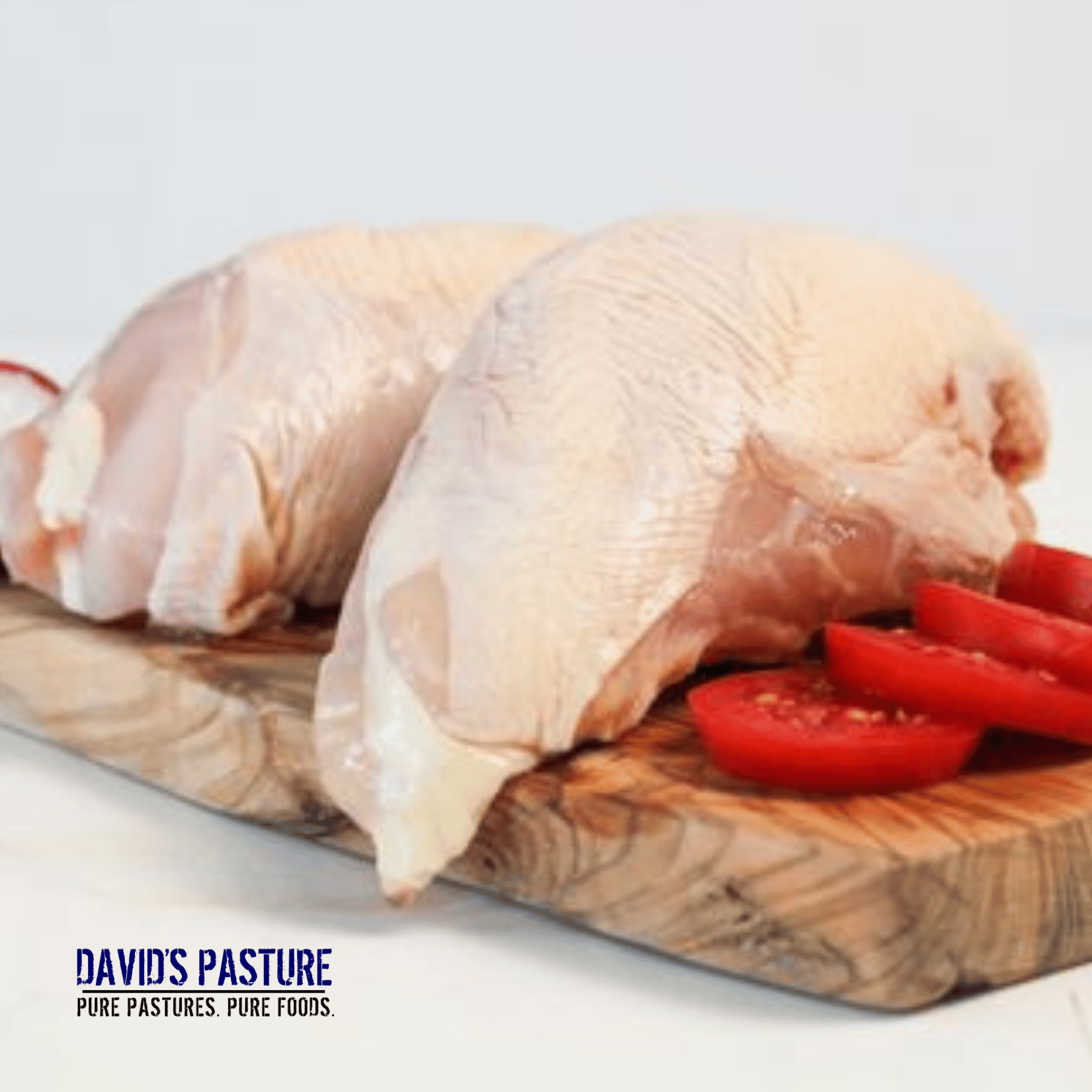 Pasture-raised boneless chicken breasts in package from David’s Pasture