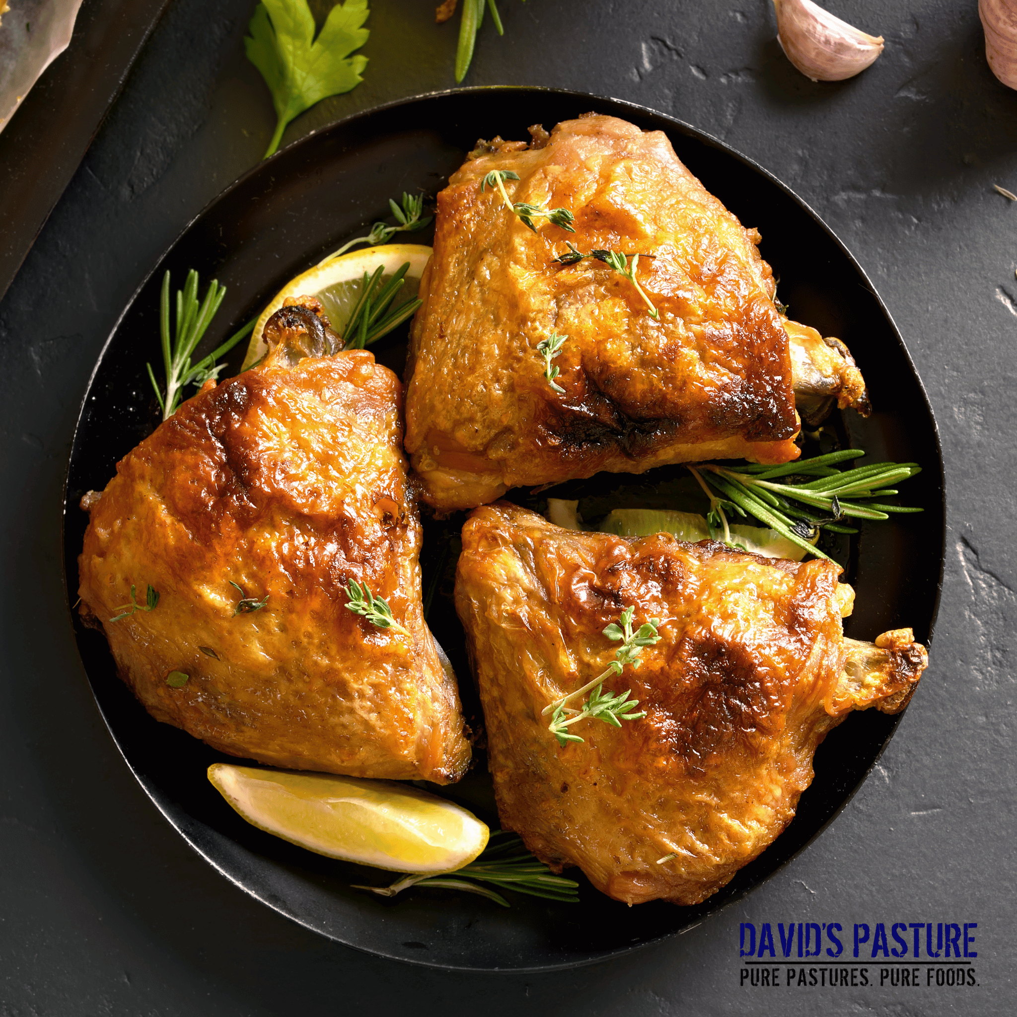 Pasture Raised Bone-In Chicken Thighs