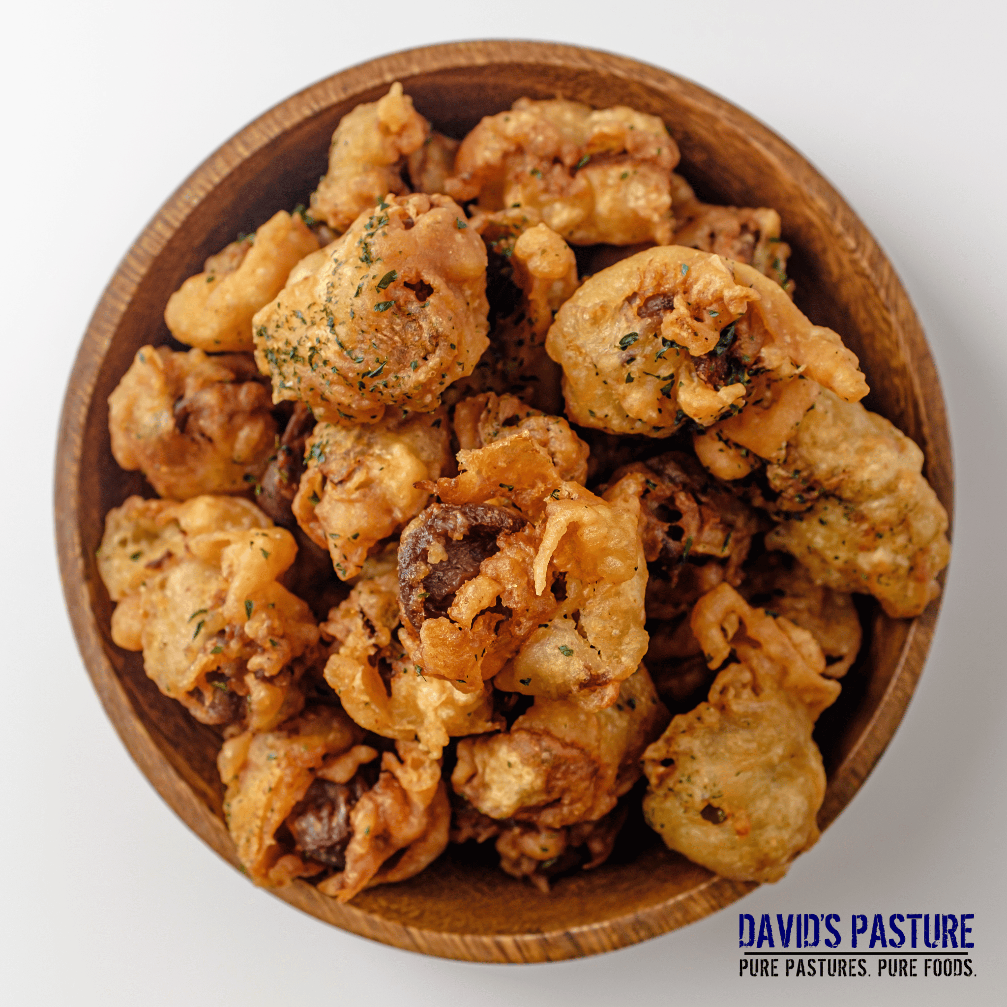 Pasture raised fried chicken gizzards fried and served with dipping sauce
