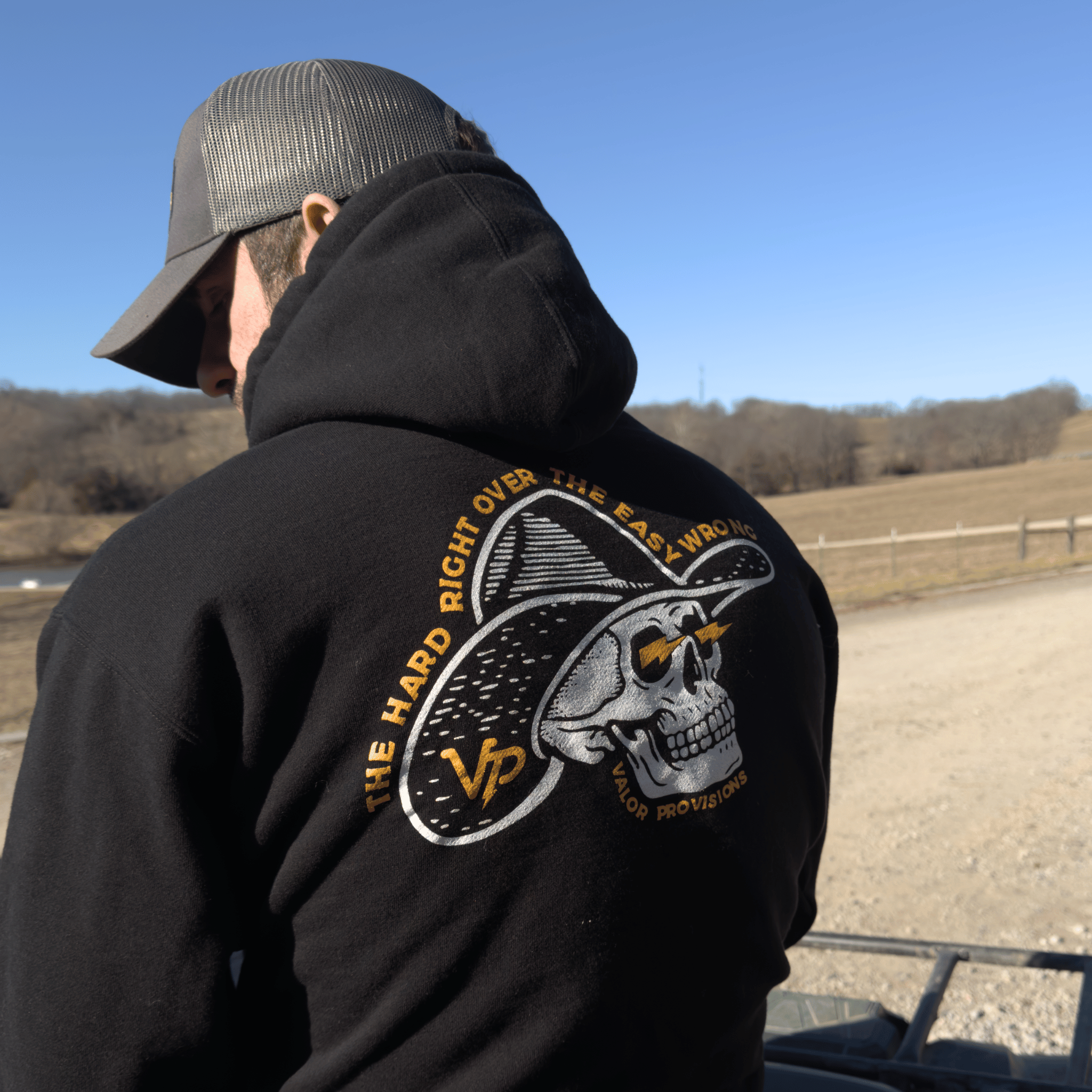 Valor Provisions Hoodie Back