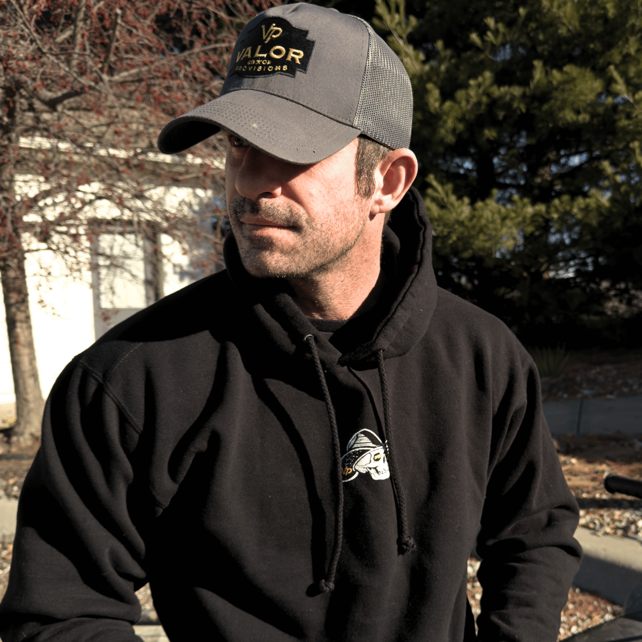 Valor Provisions Hoodie Front