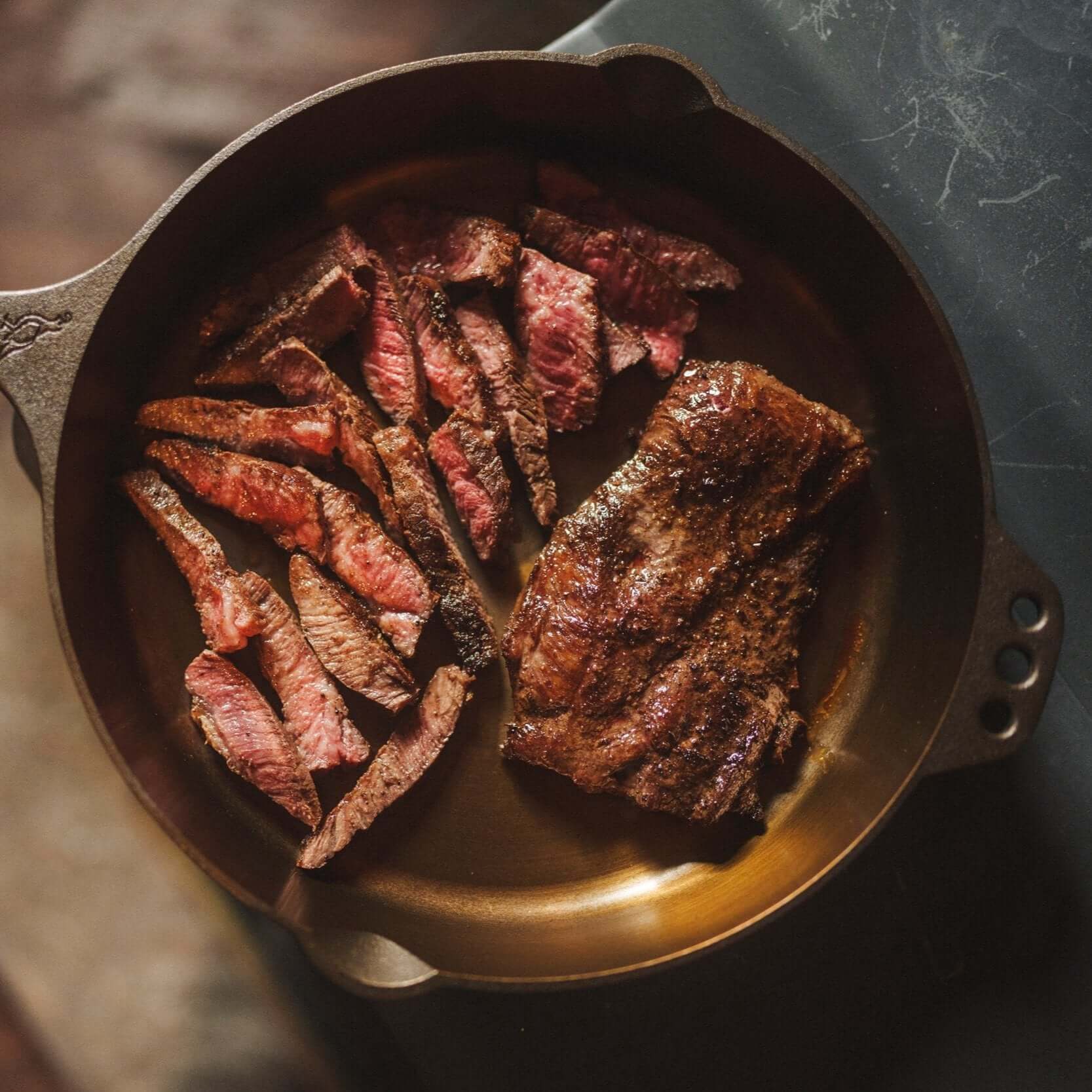 Cast Iron Flat Iron Wagyu Steak - Valor Provisions