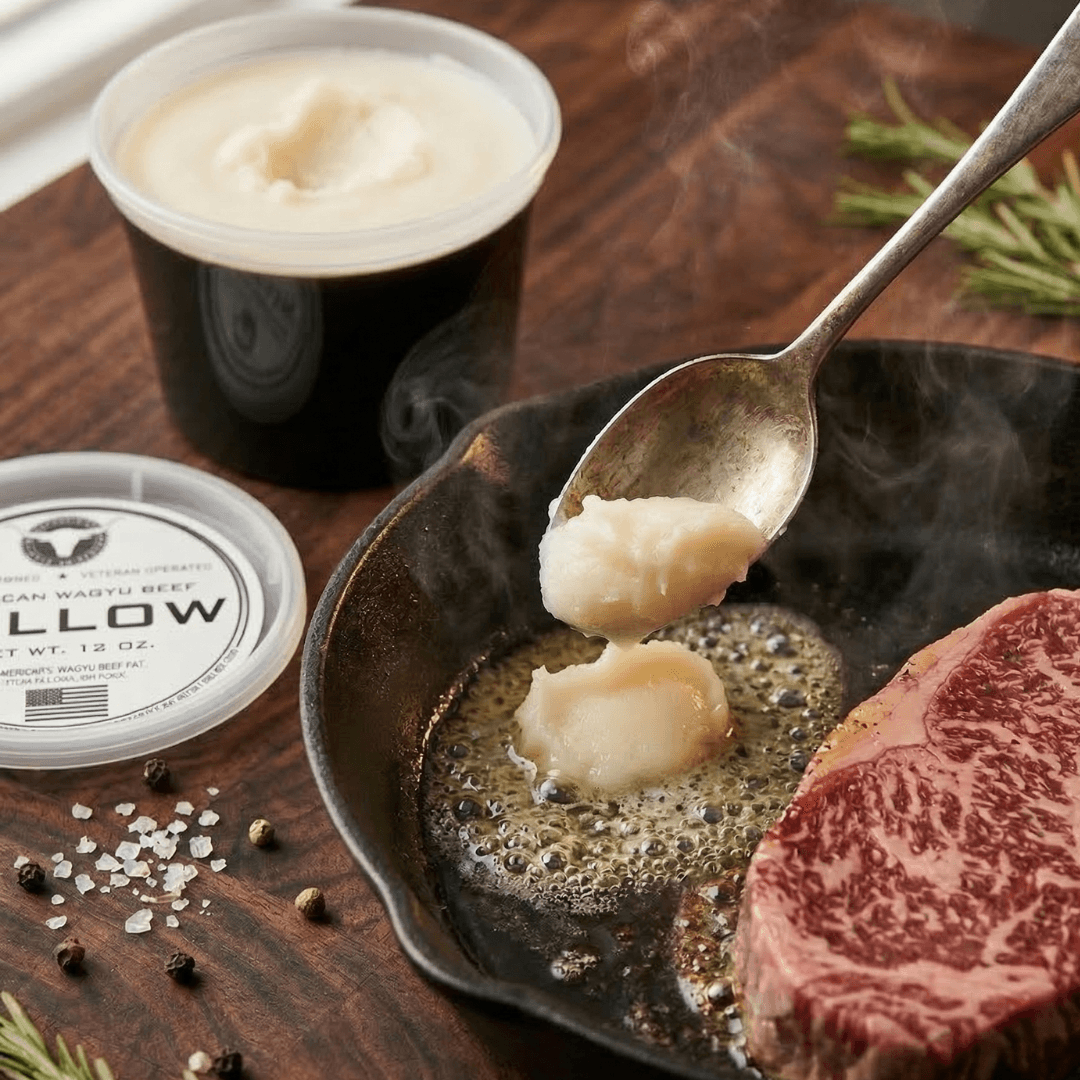 wagyu beef tallow grilling steak