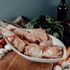 Pasture raised meaty chicken backs and bones packaged from David’s Pasture